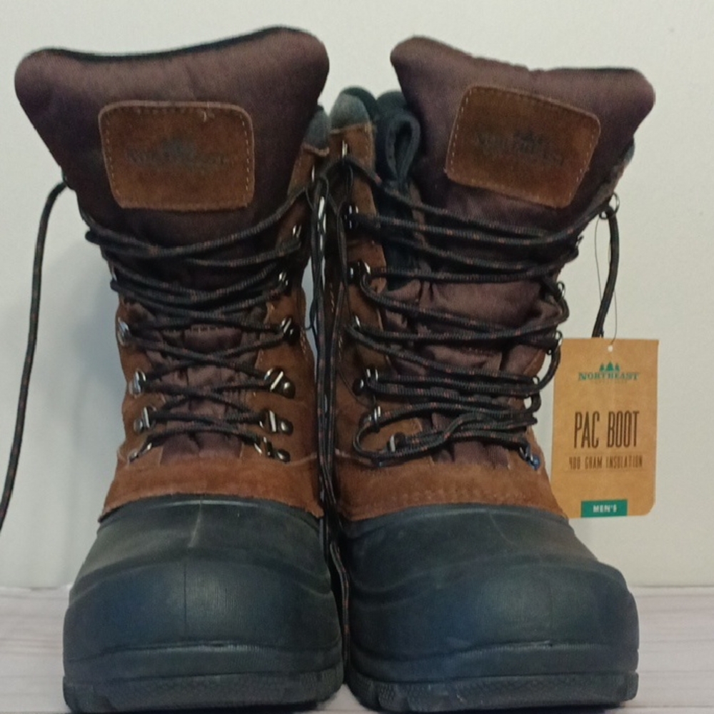3M Thinsulate Men's Rugged Brown and Black Boots